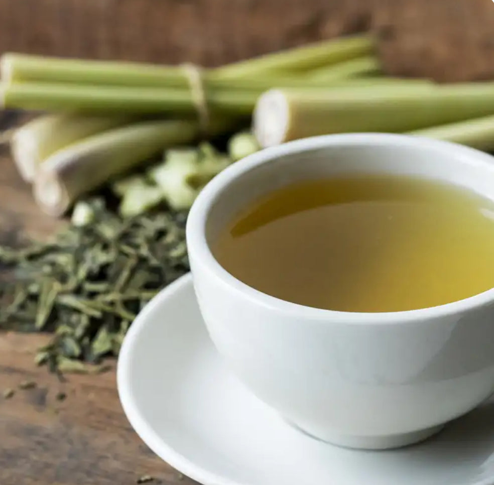 green tea and lemongrass